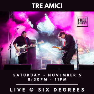 TRE AMICI Live at Six Degrees