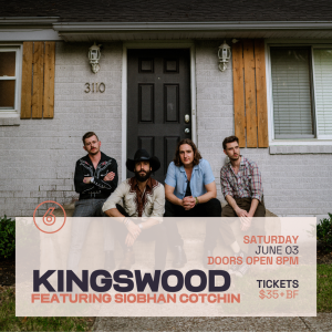 KINGSWOOD Live at Six Degrees
