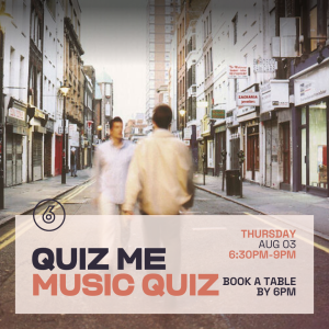 QUIZ ME - MUSIC TRIVIA NIGHT