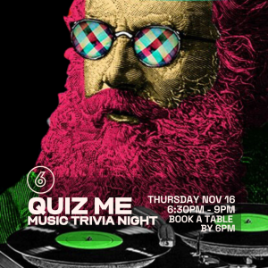 QUIZ ME - MUSIC TRIVIA NIGHT