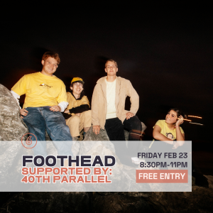 FOOTHEAD Live at Six Degrees