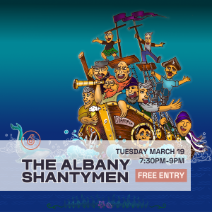 THE ALBANY SHANTYMEN Live at Six Degrees