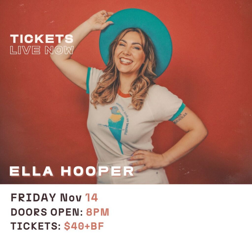 Ella Hooper Albany live music show at Six Degrees Goldroom 14 November 2025