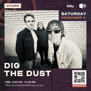 Albany Rock Night Dig The Dust Return for a Big December Show at 6D