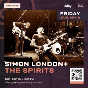Simon London and The Spirits Live 2026: A Powerful Night at Six Degrees Albany