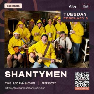 Live Music Albany: 2 Beloved Shanty Nights at Six Degrees