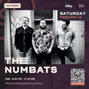 Valentines Night Out: Party with The Numbats at 6 Degrees