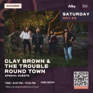 pubs in Albany WA live music Clay Brown Six Degrees Albany