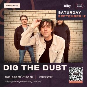 Albany Weekend Rock Music: Epic Dig The Dust 12 Sep
