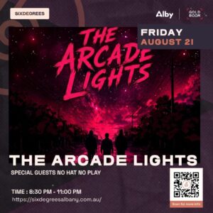 Albany Punk Rock Gig: Epic Arcade Lights 21 August